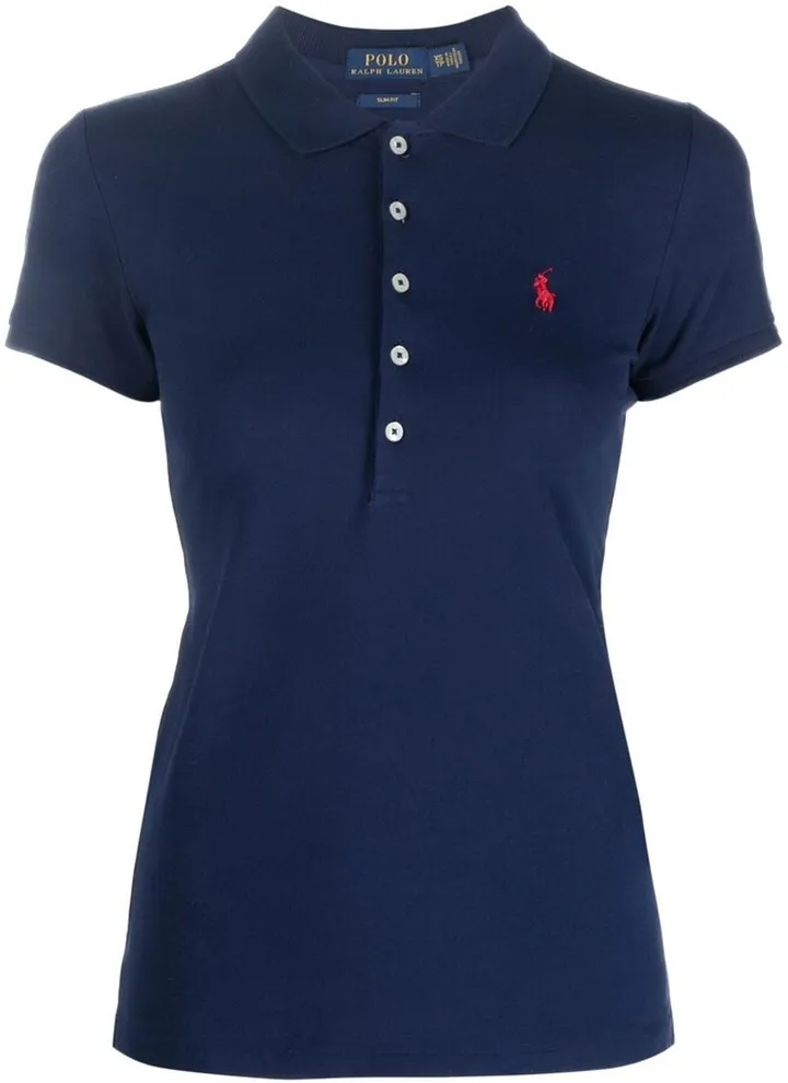 Julie logo-embroidered polo shirt