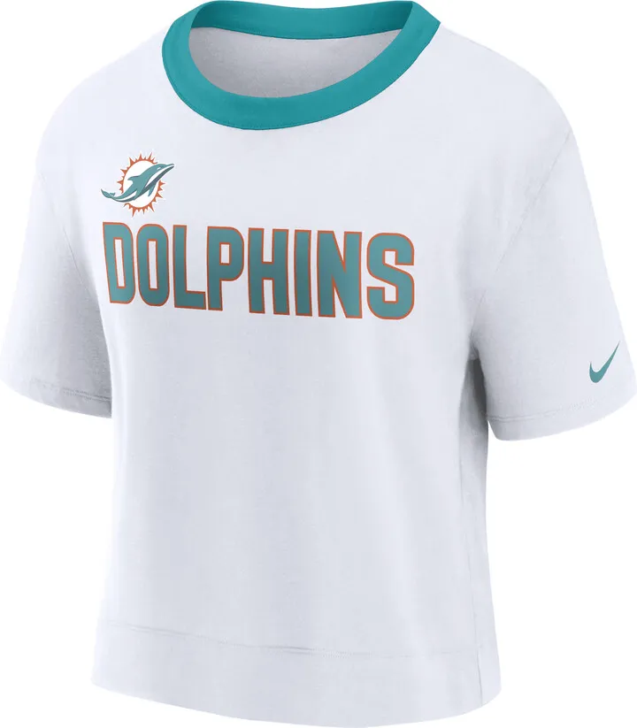 Nike Women's Fashion (NFL Miami Dolphins) T-Shirt in White