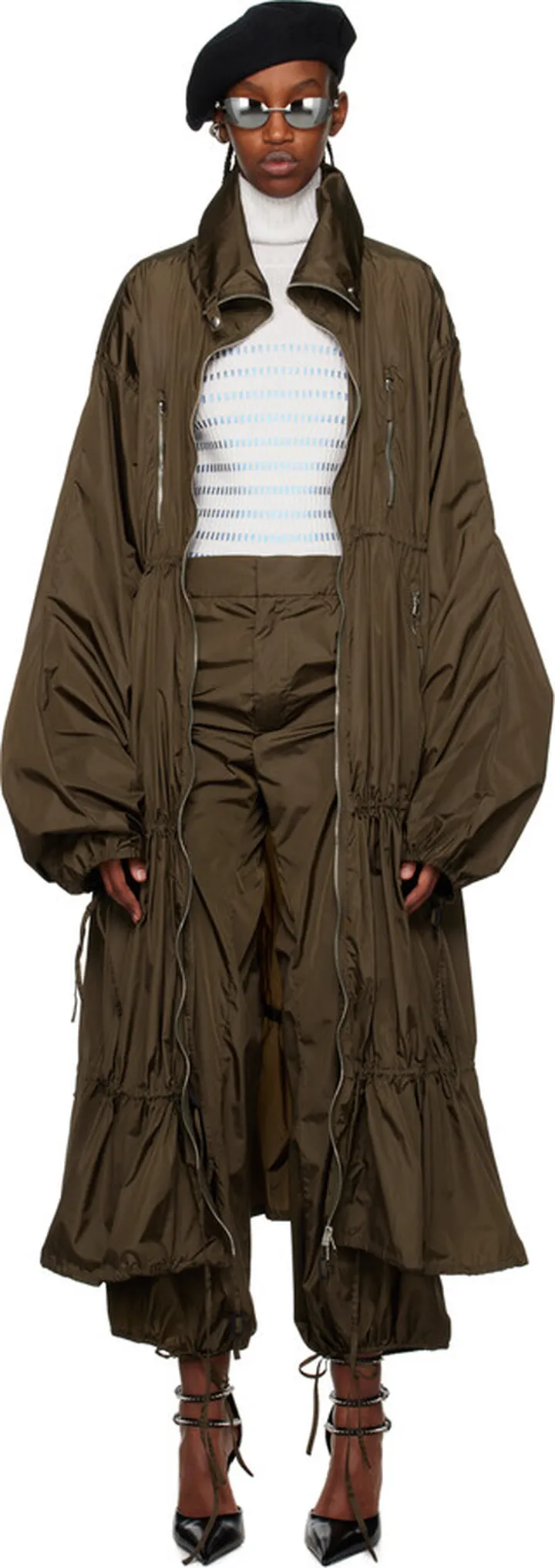 Jean Paul Gaultier Khaki 'The 1995' Parka Coat