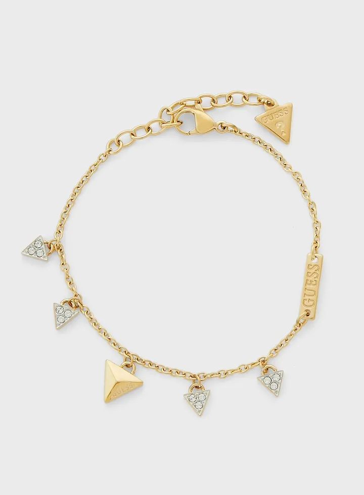 Triangle Multi Charm Bracelet
