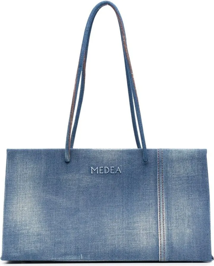 Logo-Embossed Tote Bag