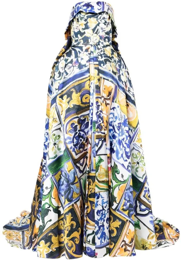 Altamoda patterned ball gown