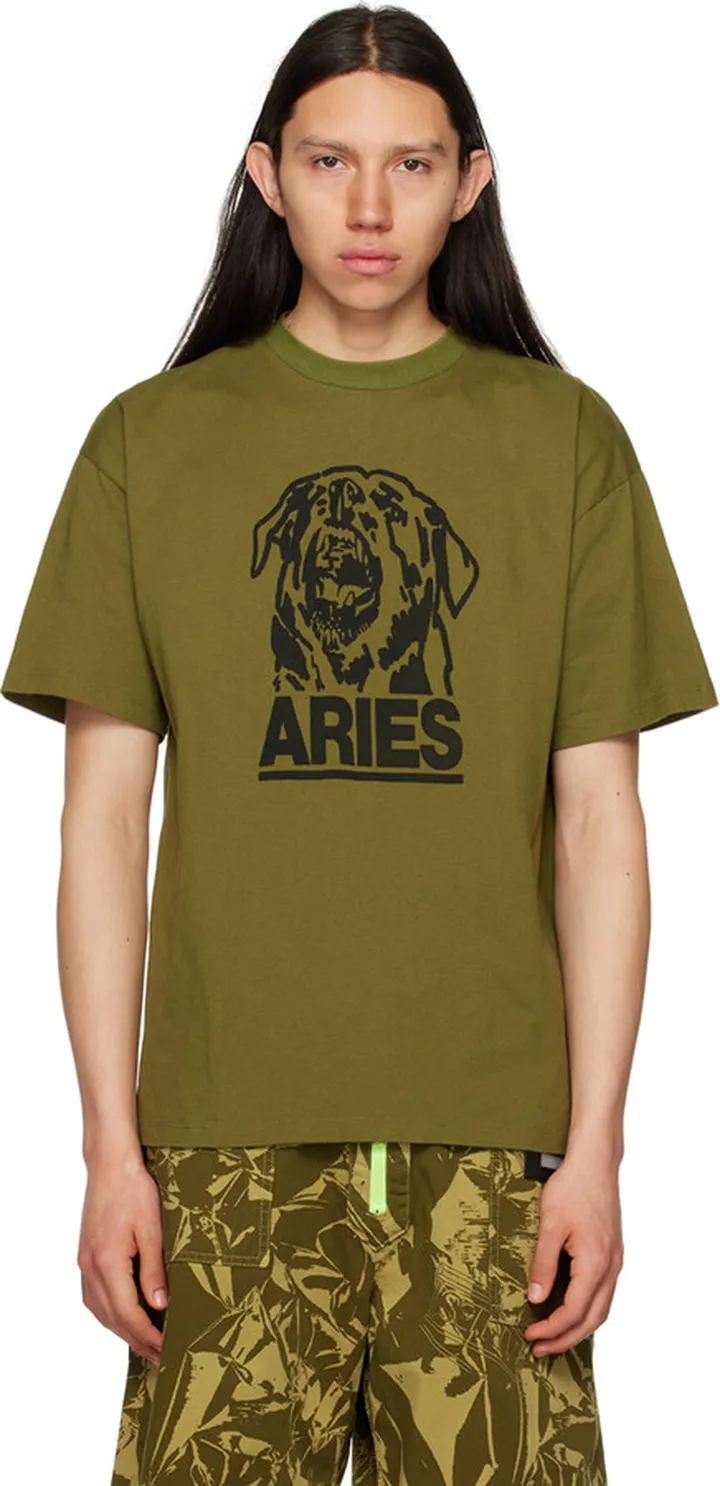 Aries Khaki Rottweiler T-Shirt