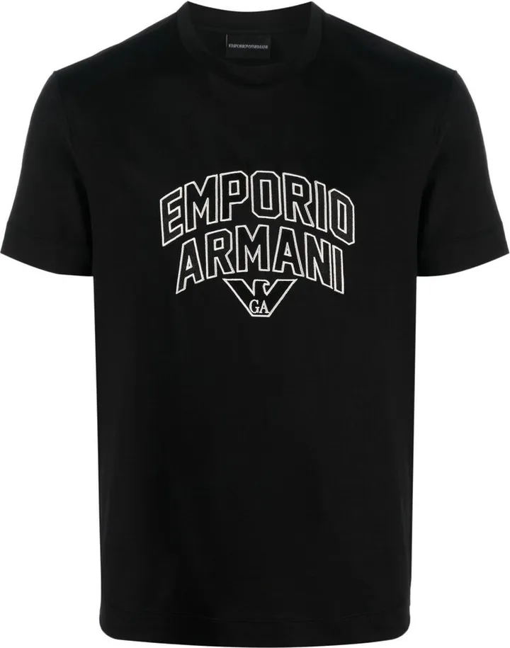 logo-print lyocell-cotton T-shirt