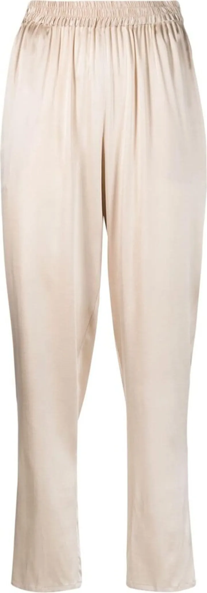 Mila cropped satin trousers