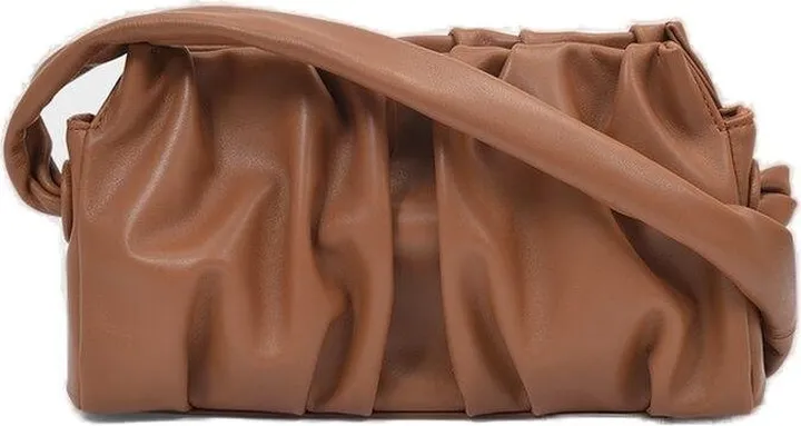Elleme Ruched Detail Vague Shoulder Bag