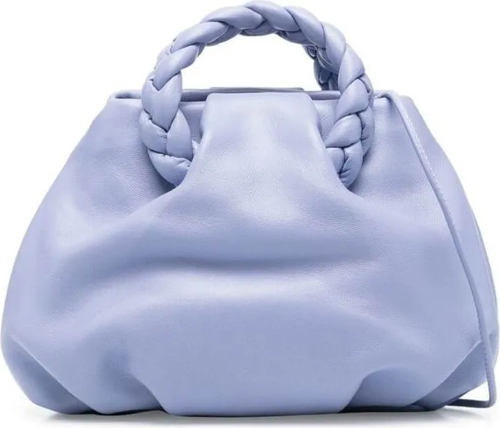Lavander Bombon Crossbody Bag In Lamb Leather Woman