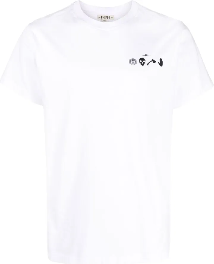 graphic-print organic cotton T-shirt