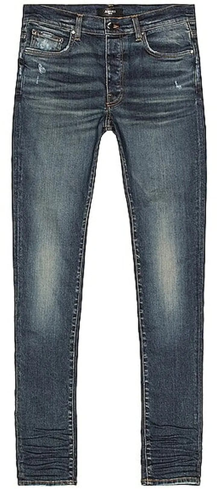 Amiri Stack Skinny Jean in Blue