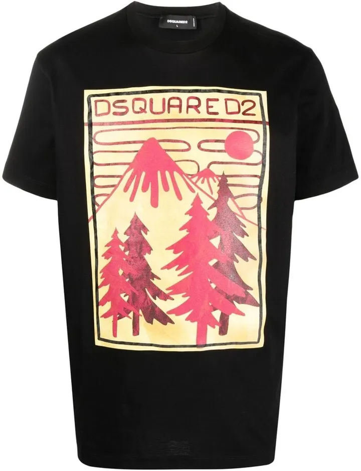graphic-print short-sleeve T-shirt