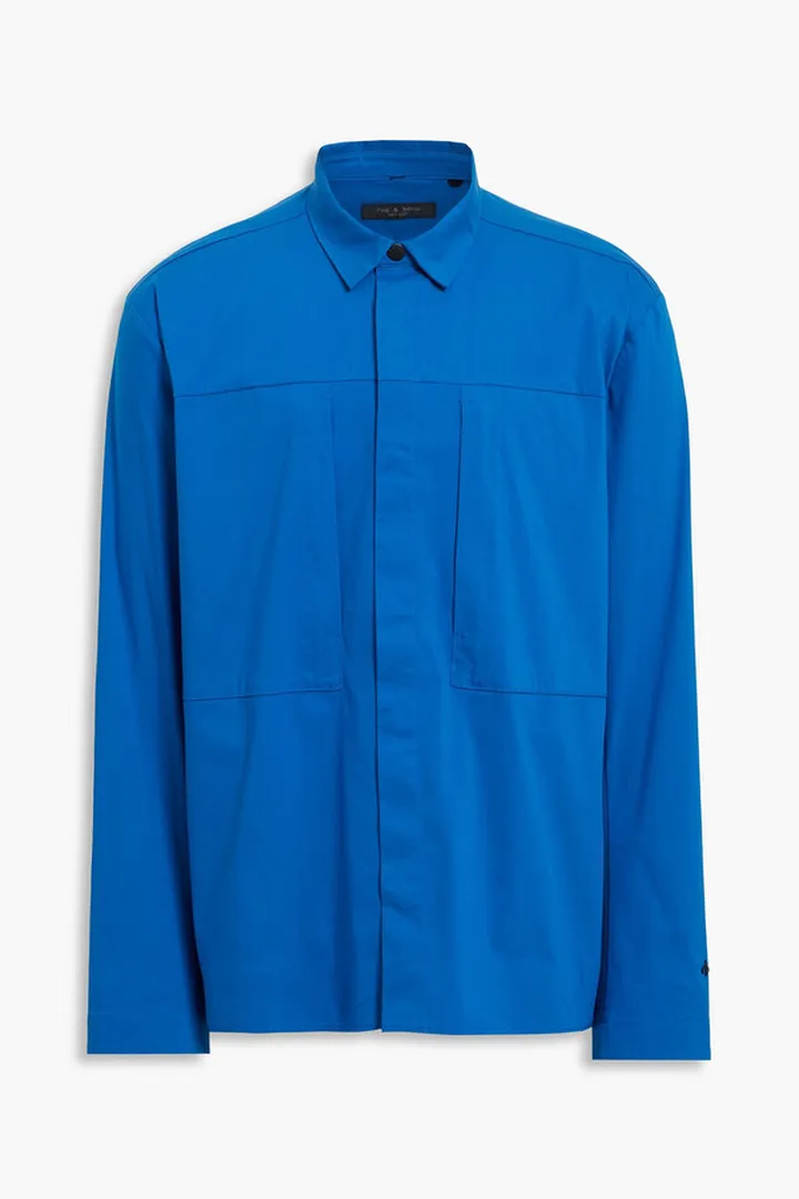 Precision Commando cotton-blend poplin overshirt