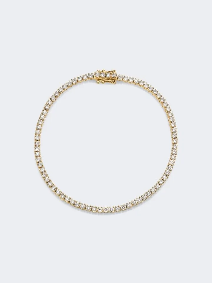 18k Yellow Gold Diamond Hepburn Bracelet