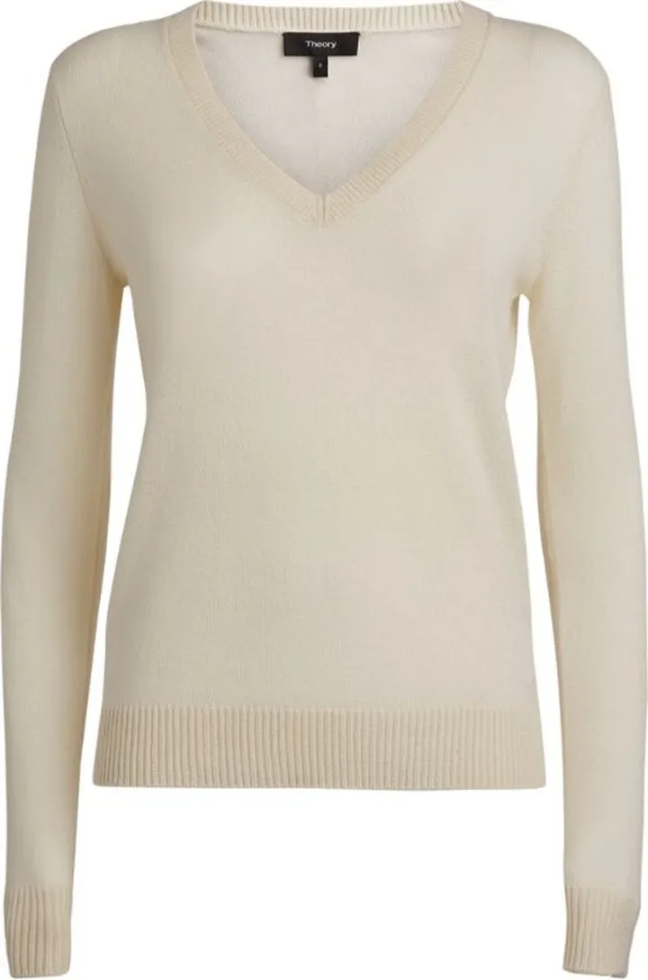 Theory Cashmere V-Neck Sweater