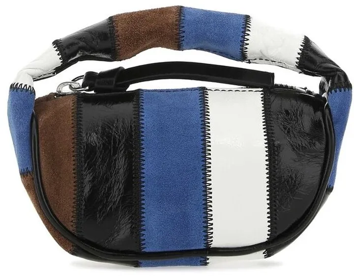 By Far Micro Cush Patchwork Tote Bag