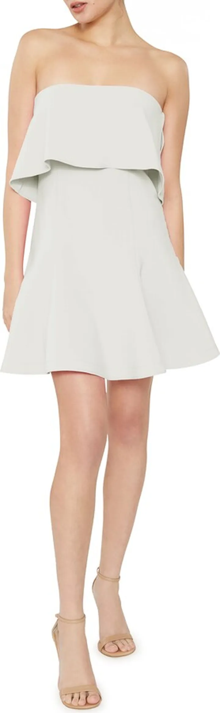 Flouncy Driggs Strapless Dress