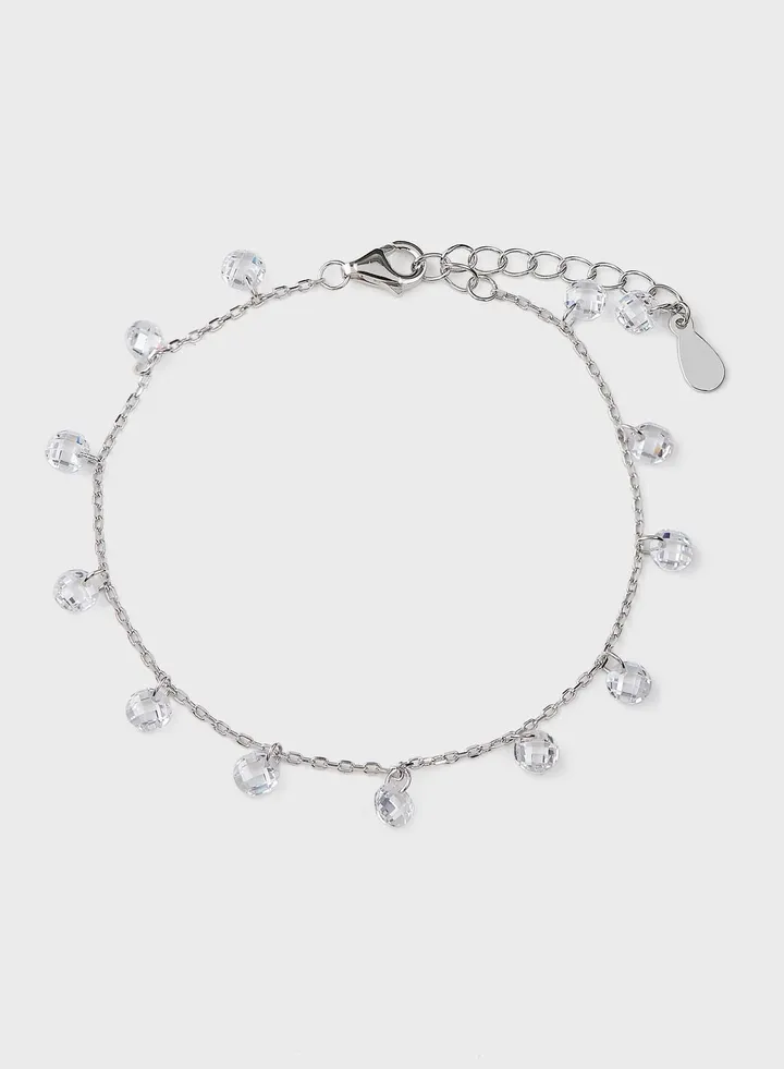 Sterling With Cubic Zirconia Bracelet