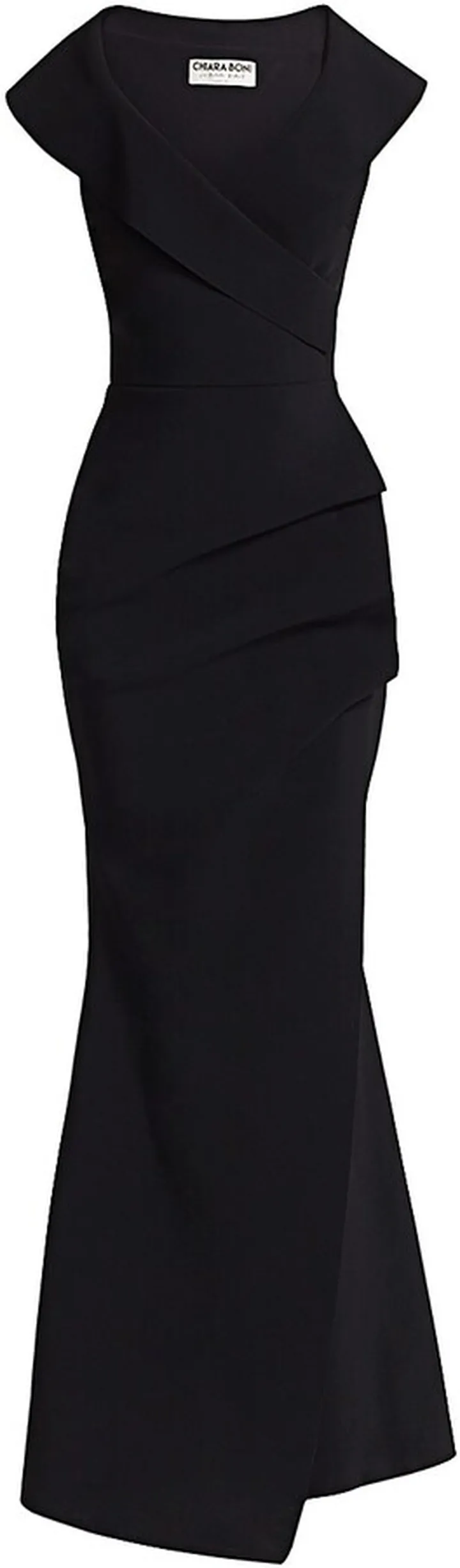 Cocoon Collar Trumpet Gown
