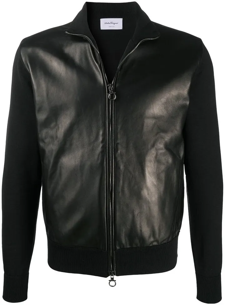Ram Leather-Panel Bomber Jacket