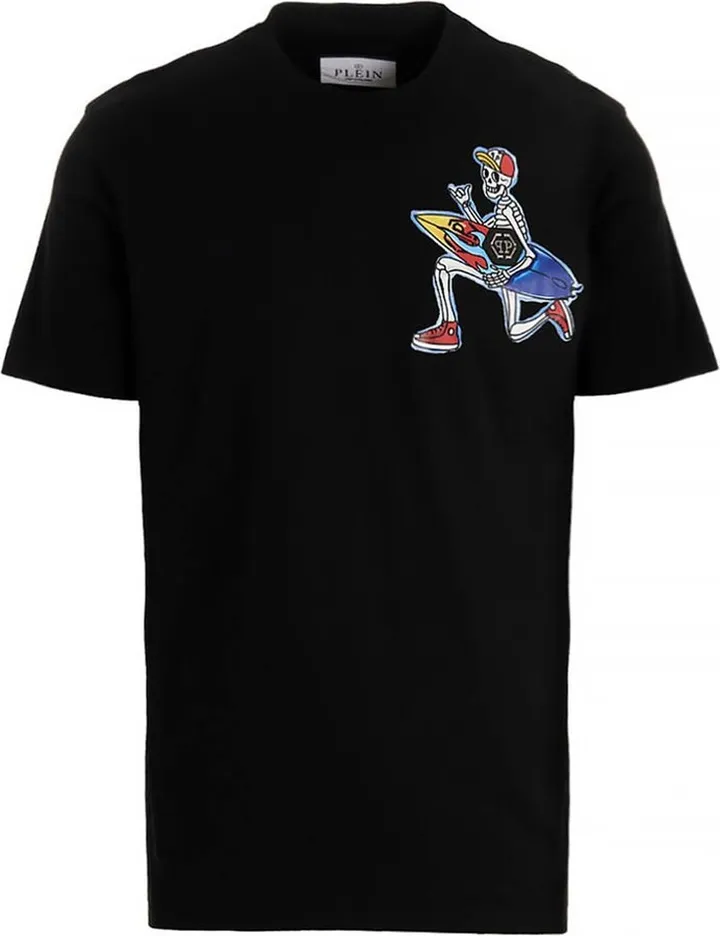 Philipp Plein Graphic Printed Crewneck T-Shirt