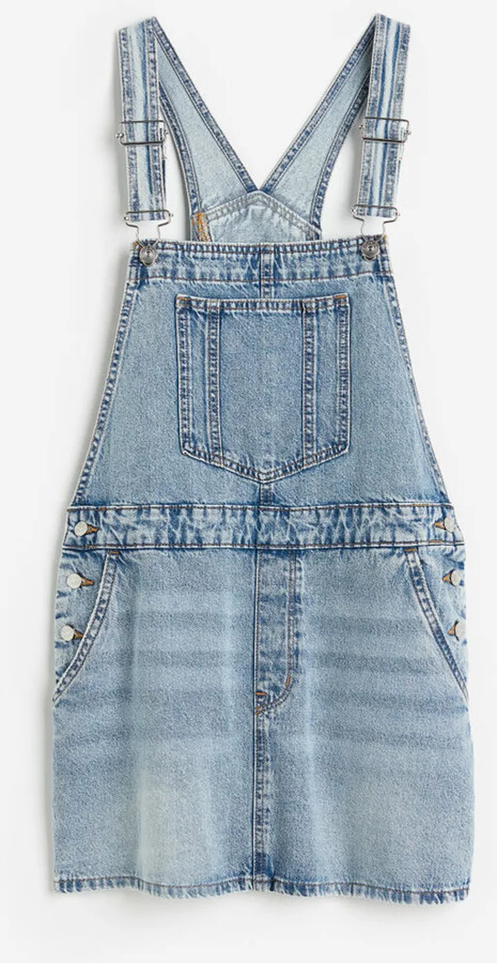 Denim Overall Dress