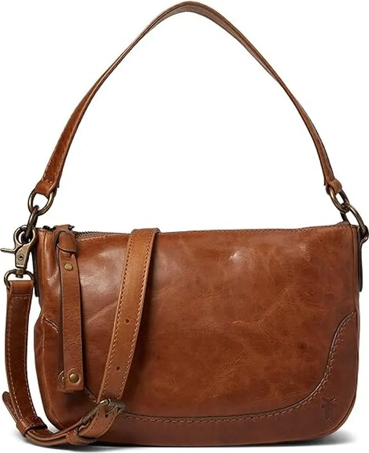 Frye Melissa Crossbody (Cognac) Handbags