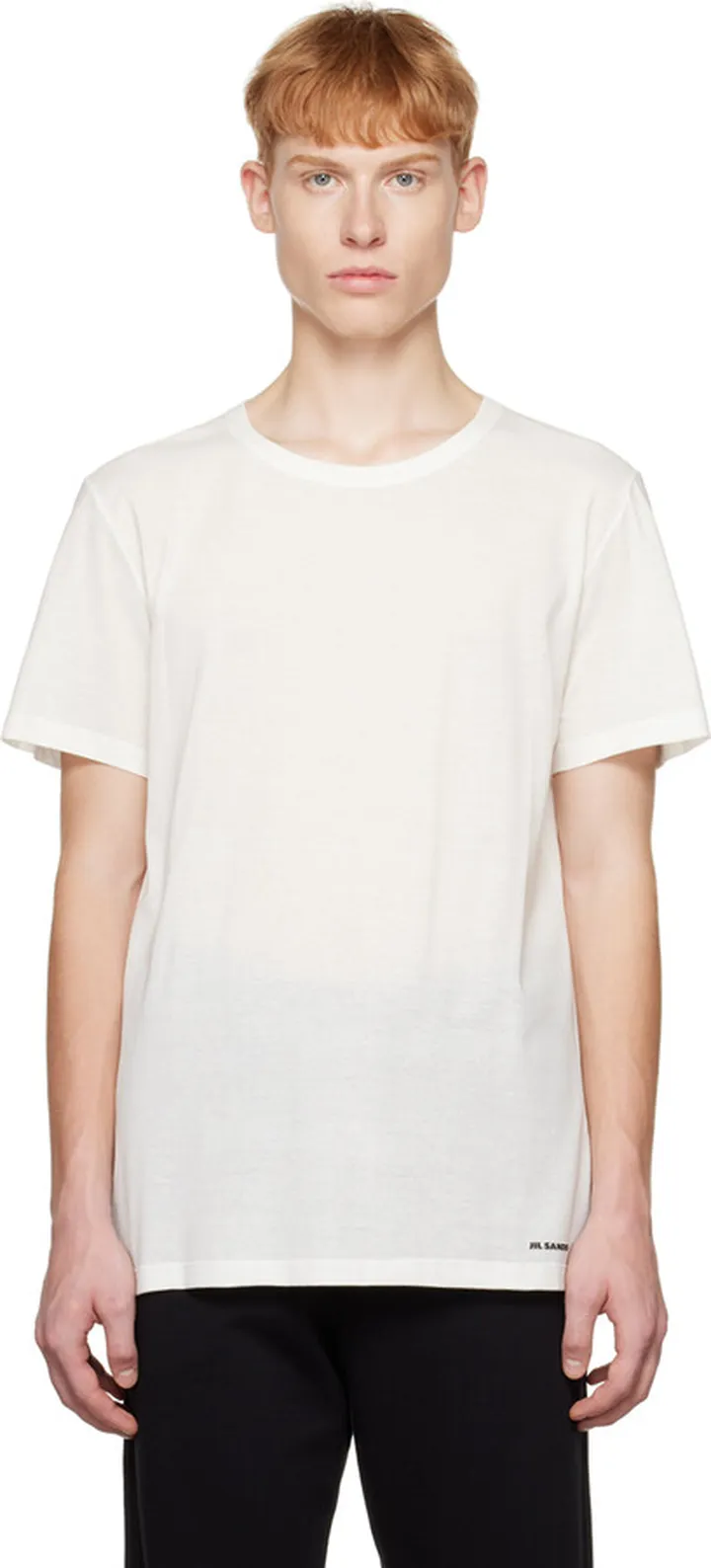 Jil Sander White Crewneck T-Shirt