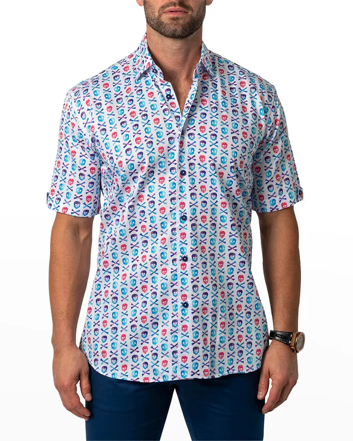 Men's Galileo Crossbones Sport Shirt