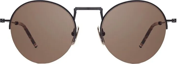 Thom Browne Eyewear Circle Framed Sunglasses