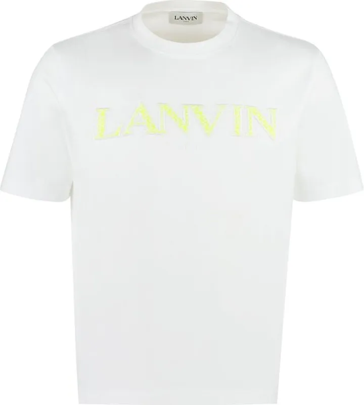 Lanvin Logo Detailed Crewneck T-Shirt