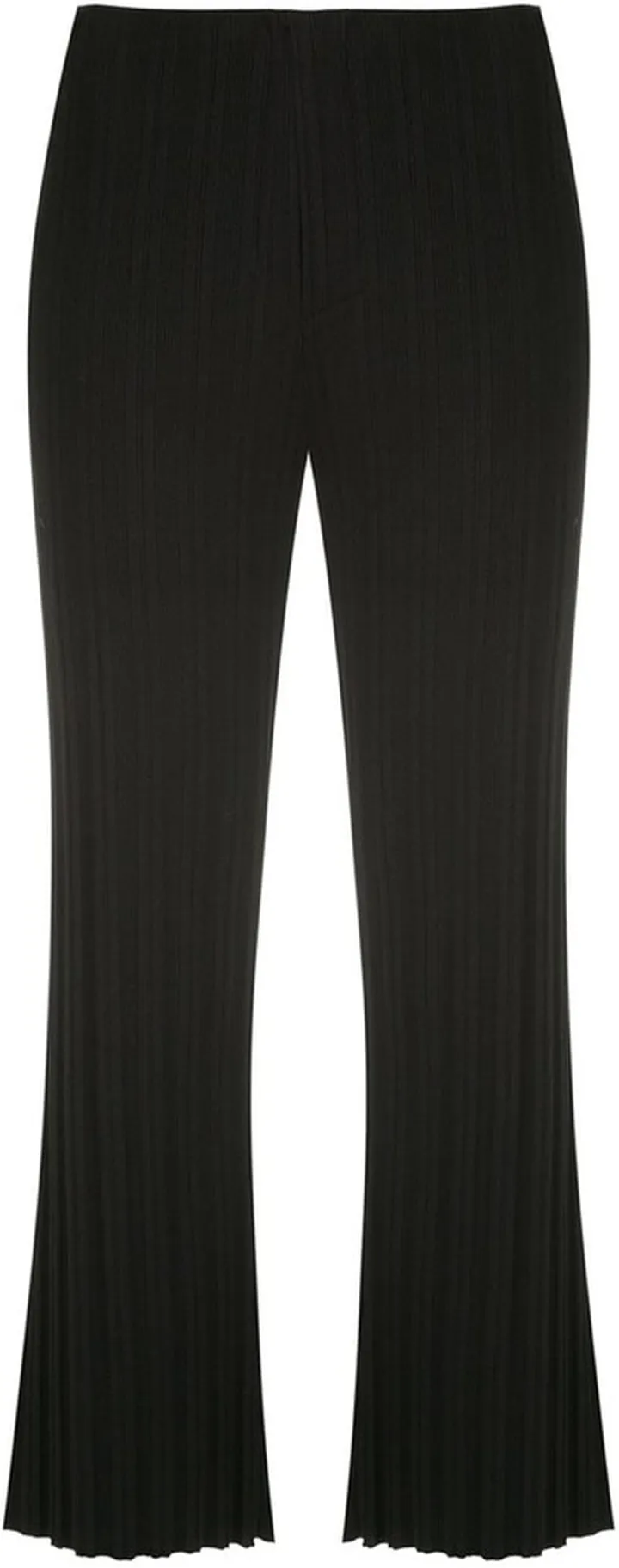 Ribbed Cropped Trousers