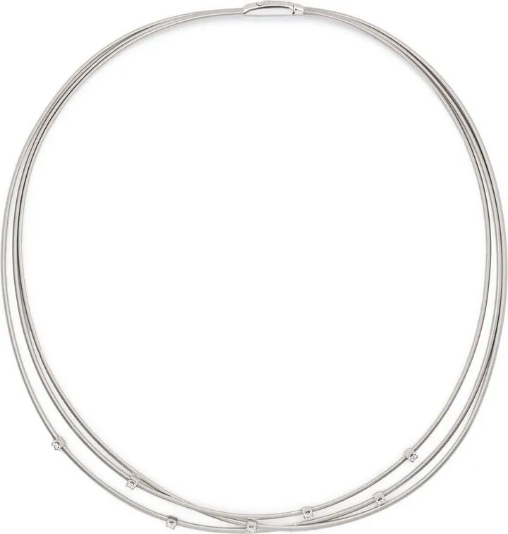 18kt White Gold Diamond Necklace