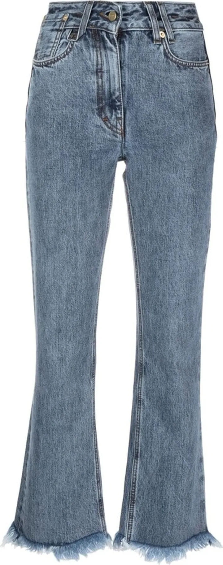 Le De Nimes Court Articha High-Rise Bootcut Jeans