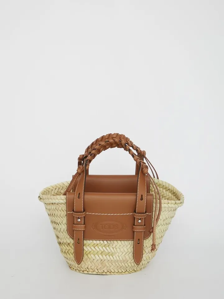 Raffia Small Shopping Bag