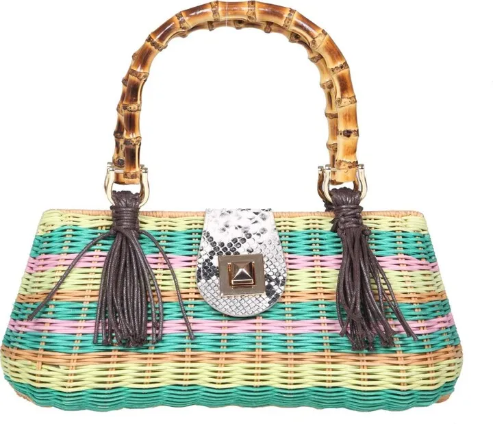 The Milanesa Ponza In Multicolor Raffia