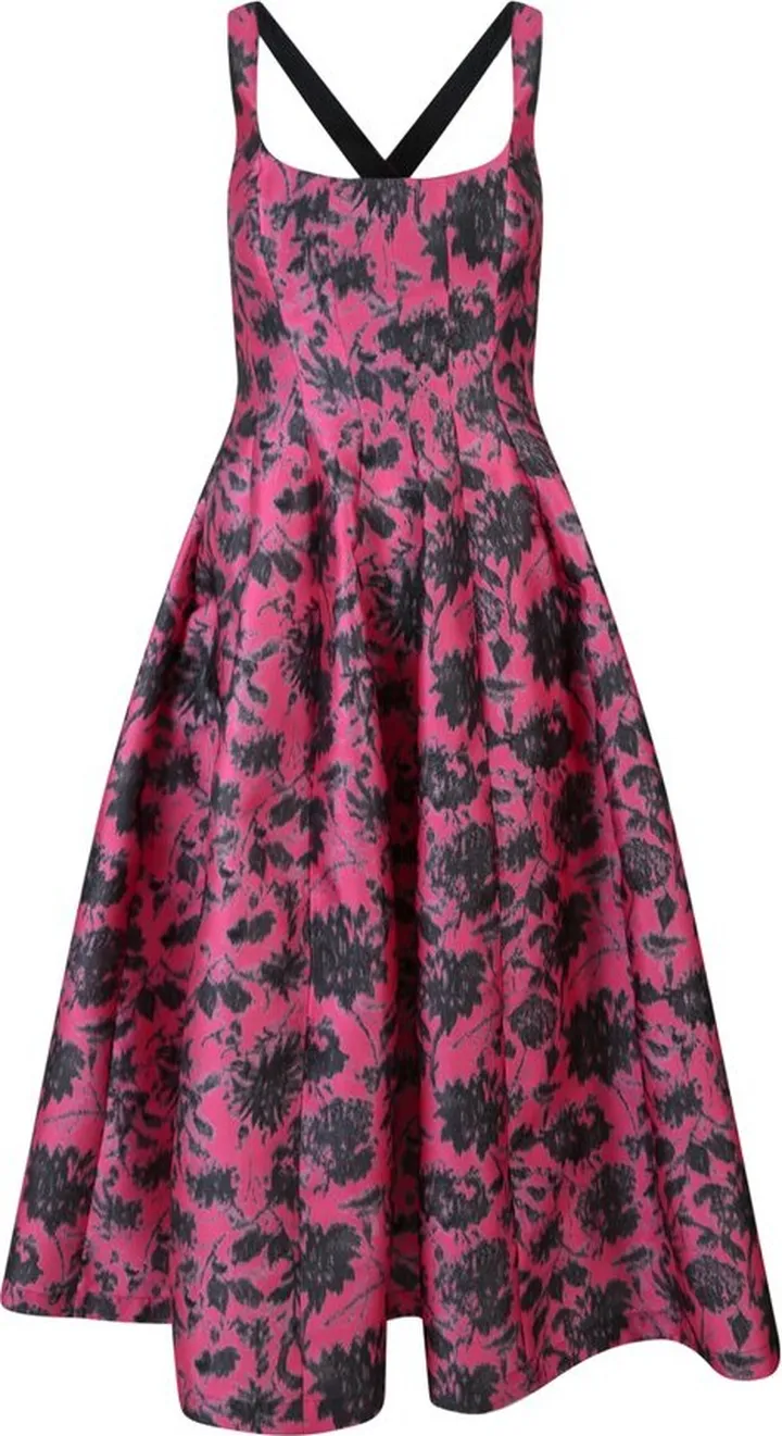 Philosophy Di Lorenzo Serafini Allover Floral Printed Midi Dress