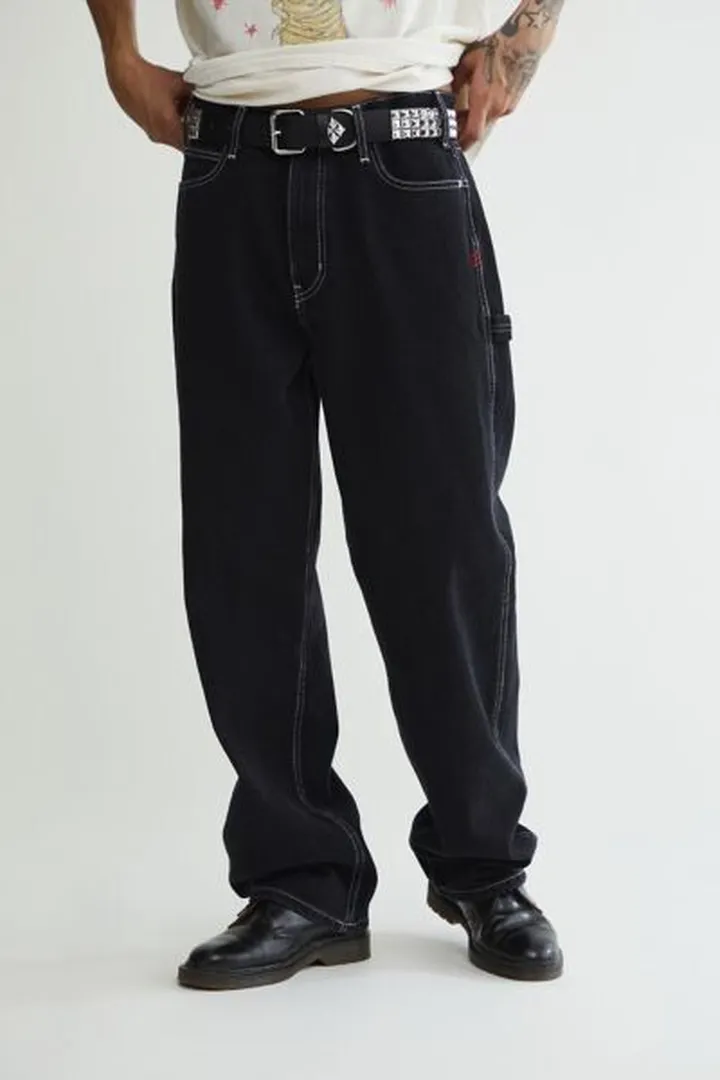 BDG Baggy Skate Fit Jean - Black Contrast Stitch
