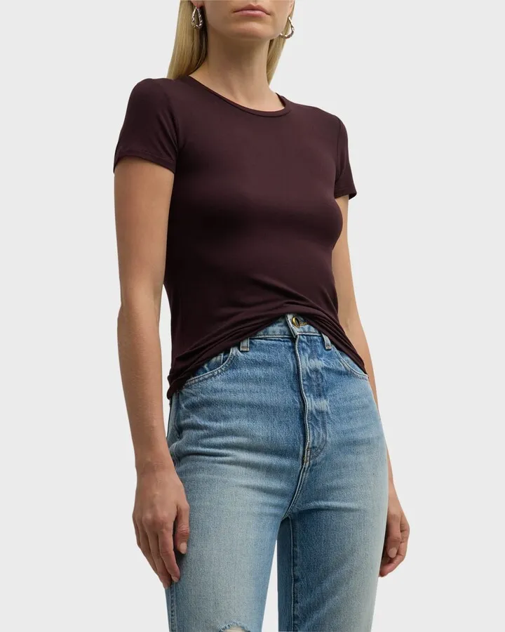 Soft Touch Short-Sleeve Crewneck T-Shirt