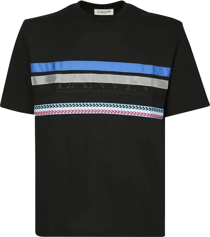 Lanvin Striped Crewneck T-Shirt