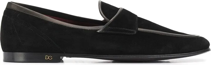 Contrast Trims Loafers