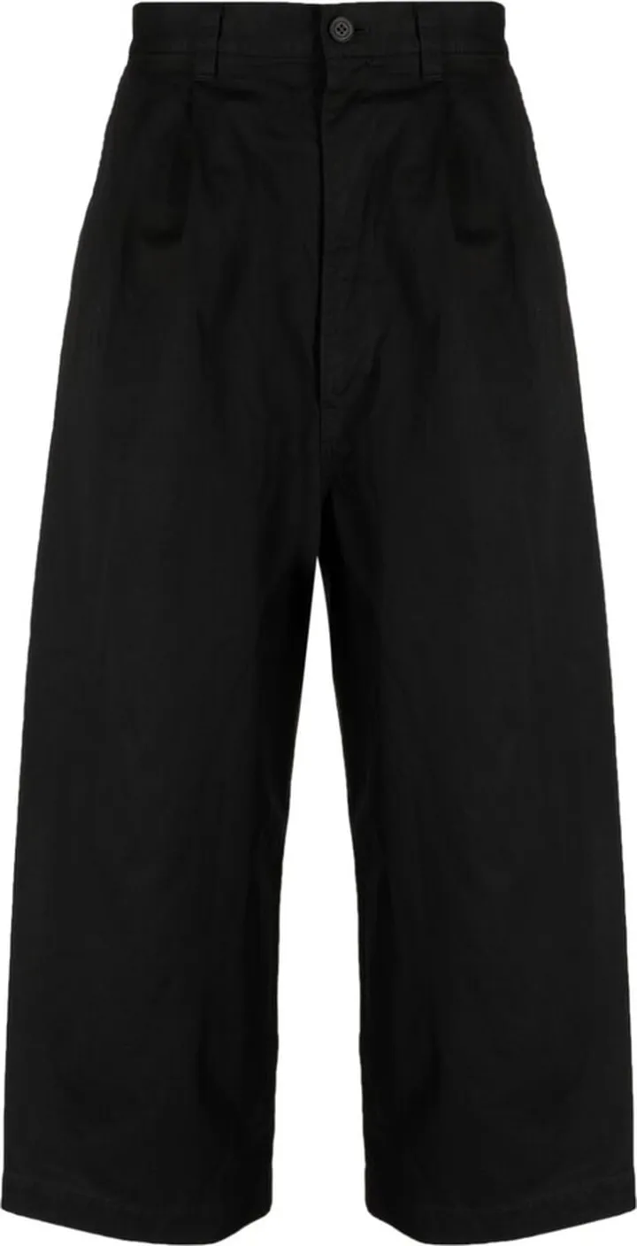 Straight-Leg Cut Trousers