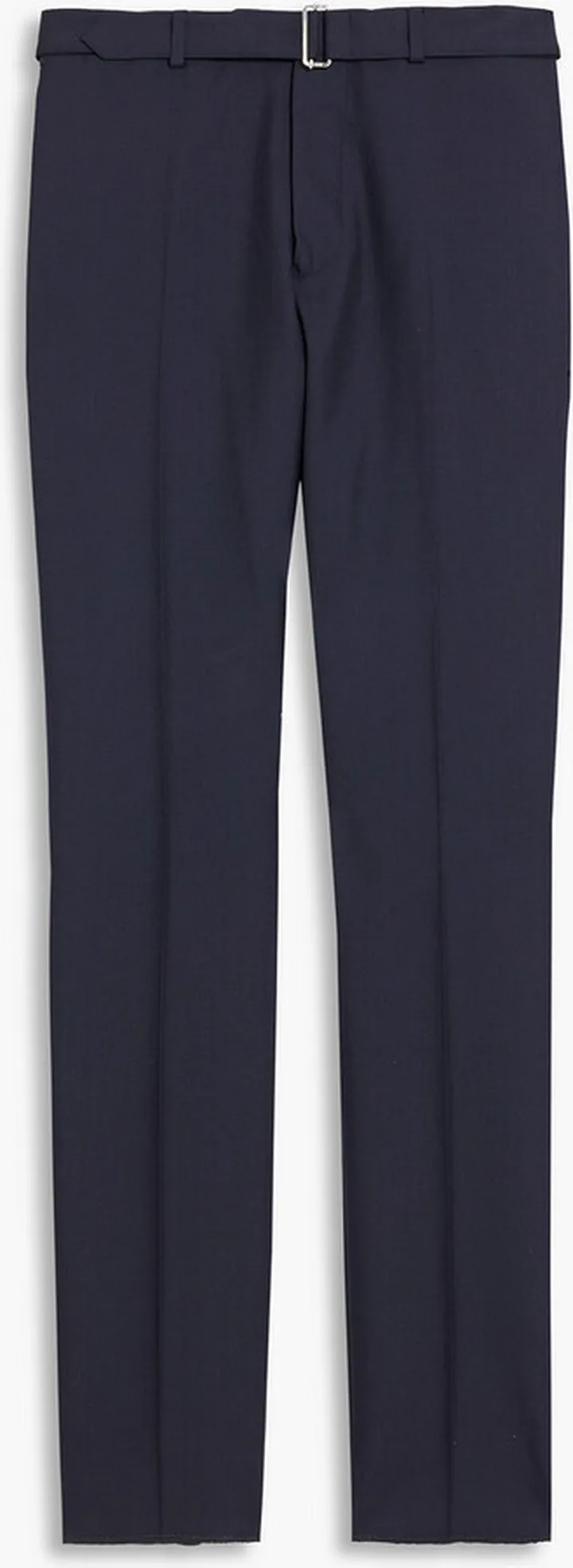 Paul slim-fit belted wool-canvas pants