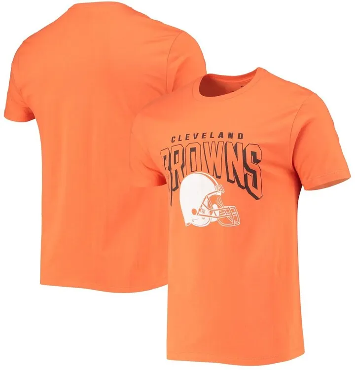 Men's Orange Cleveland Browns Bold Logo T-shirt