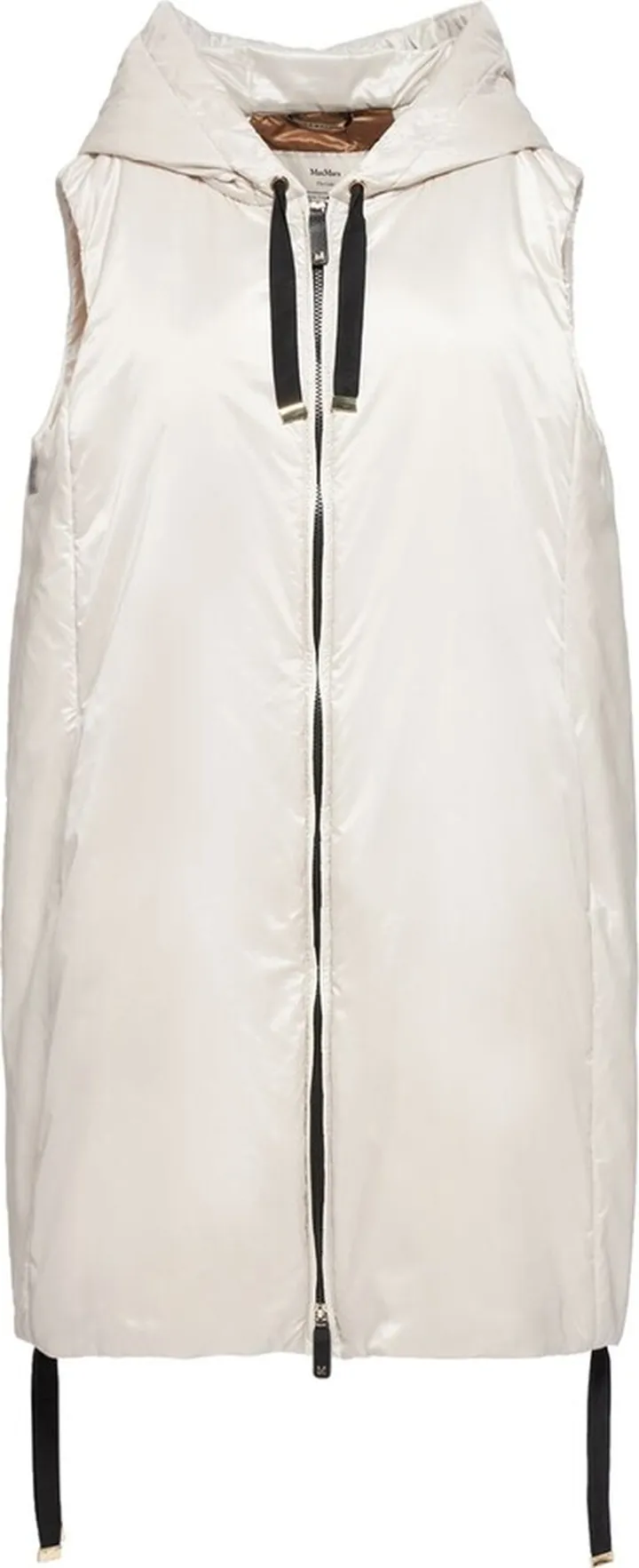 GreenGi water resistant long puffer vest