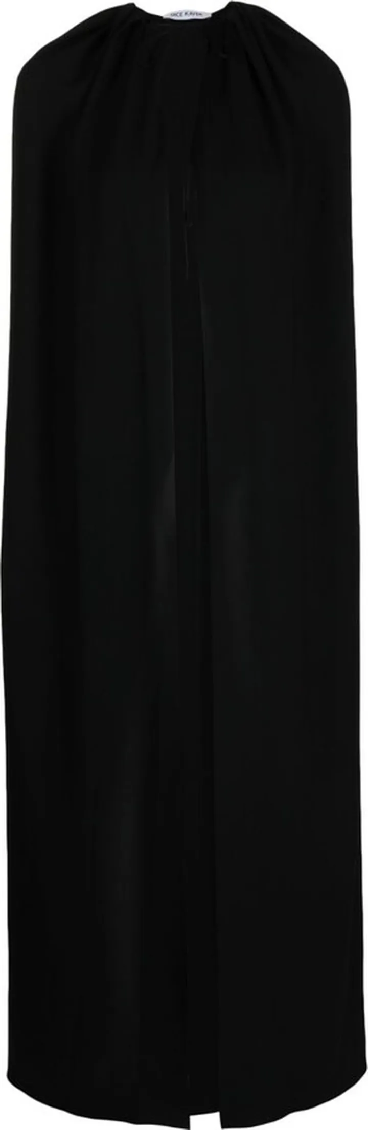Floor-Length Silk Cape