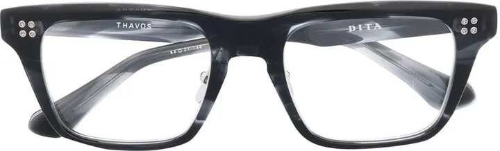 Thavos rectangle-frame glasses
