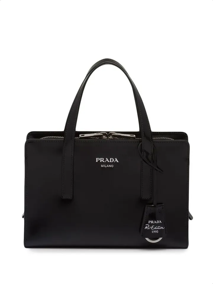 mini Re-Edition 1995 brushed-leather tote bag
