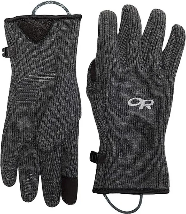 Outdoor Research Flurry Sensor Gloves (Charcoal) Extreme Cold Weather Gloves