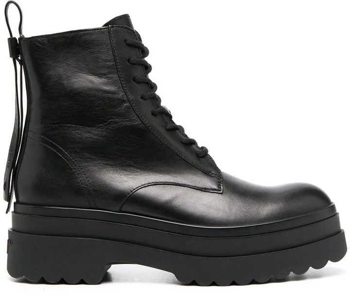 LYE(RED) combat boots