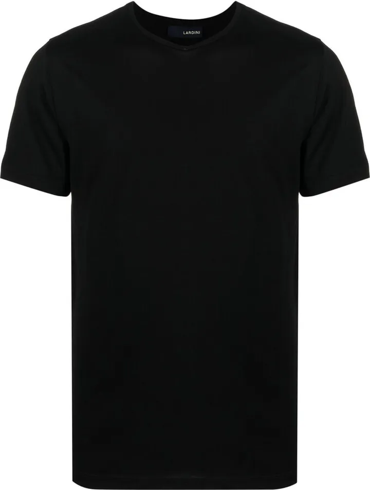 round-neck lyocell T-shirt