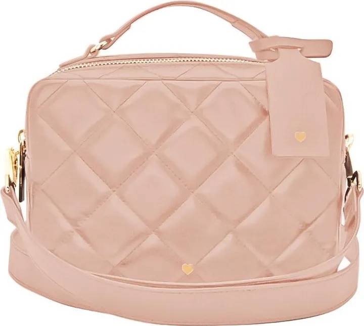 Johnny Loves Rosie - Quilted Nude Sasha Vegan Leather Bag